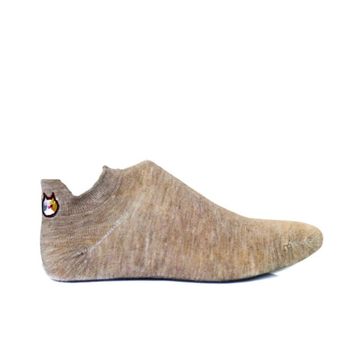 Media tobillera color beige oscuro Ref11