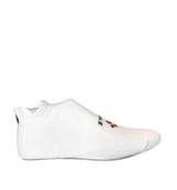 Media tobillera color blanco x cafeRef17