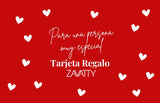 Tarjeta de regalo para tienda en linea
