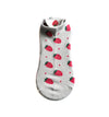 Media tobillera color blanco x Straw Berry Ref22