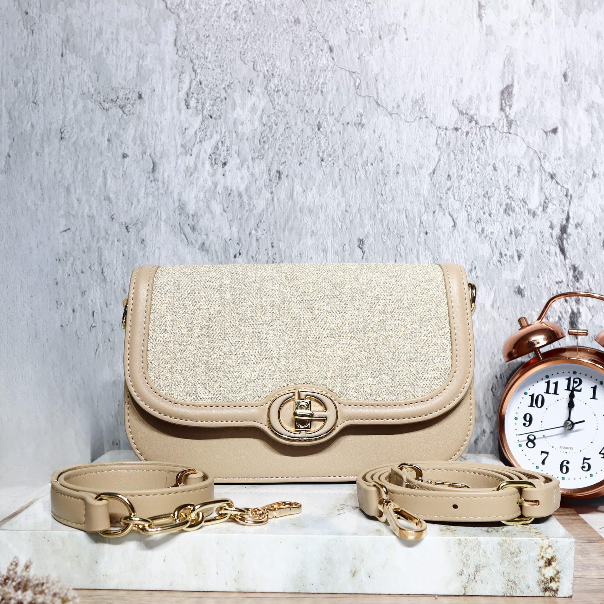 Bolso para mujer BOLZ6744 BEIGE