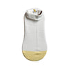 Media tobillera color blanco x amarillo Ref4