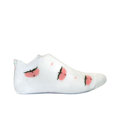 Media tobillera color blanco x rosa Ref7