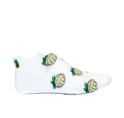 Media tobillera color blanco x pineapples Ref8