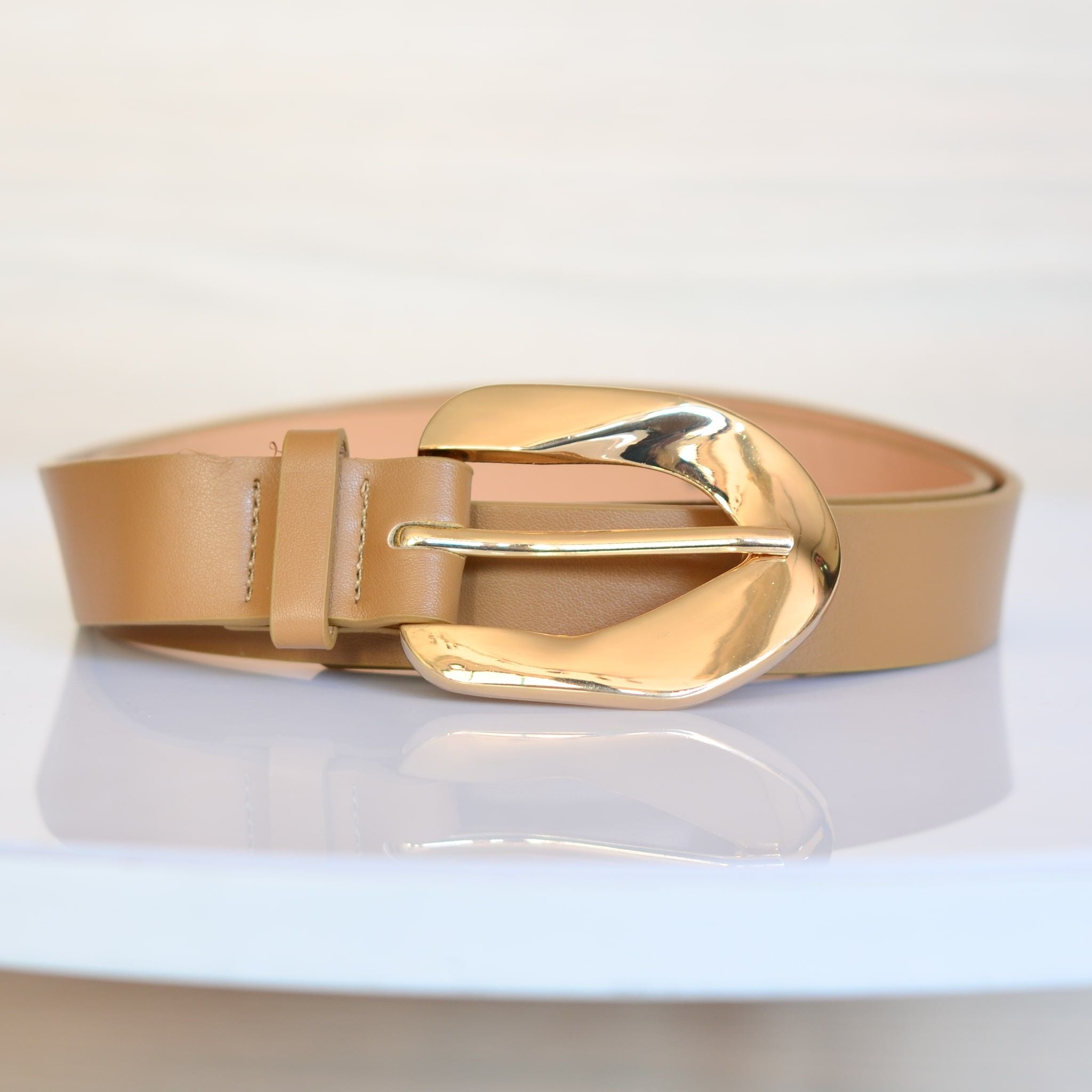 Correa miel para mujer BELT3-Z390