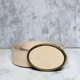 Correa beige para mujer BELT303
