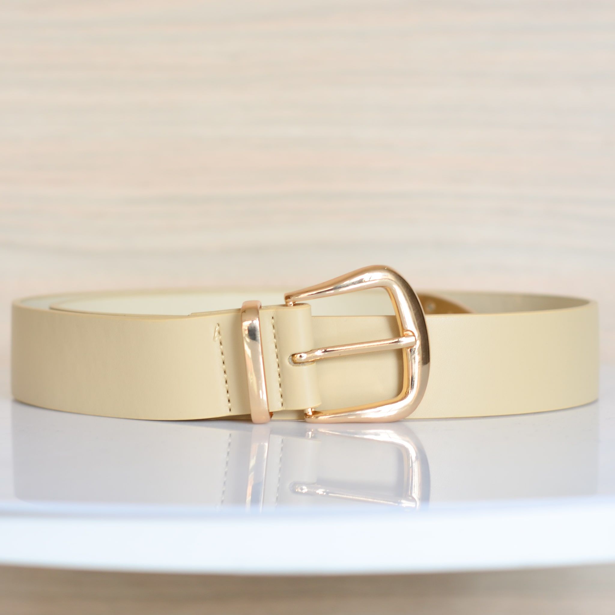 Correa beige para mujer BELT5-Z390