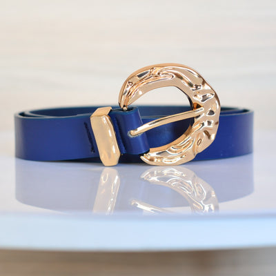 Correa azul para mujer BELT7-Z390