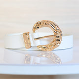 Correa blanco para mujer BELT7-Z390