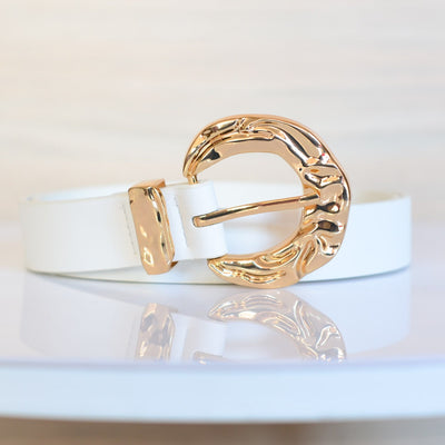 Correa blanco para mujer BELT7-Z390