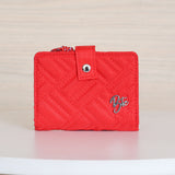 Billetera pequeña rojo para mujer BI-MUMBAI