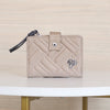 Billetera pequeña taupe para mujer BI-MUMBAI