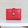Billetera pequeña rojo cuero para mujer BI-T97