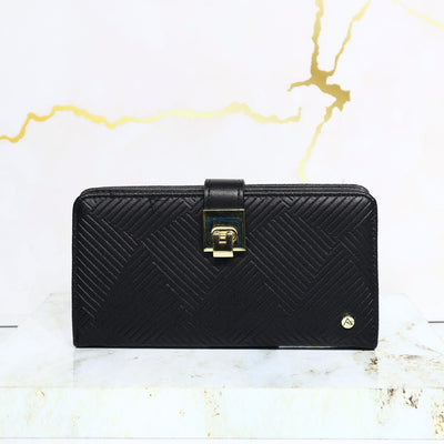 Billetera pequeña negro para mujer BI2006-21