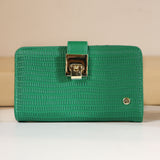Billetera pequeña verde para mujer BI2010-17