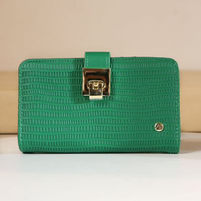 Billetera pequeña verde para mujer BI2010-17
