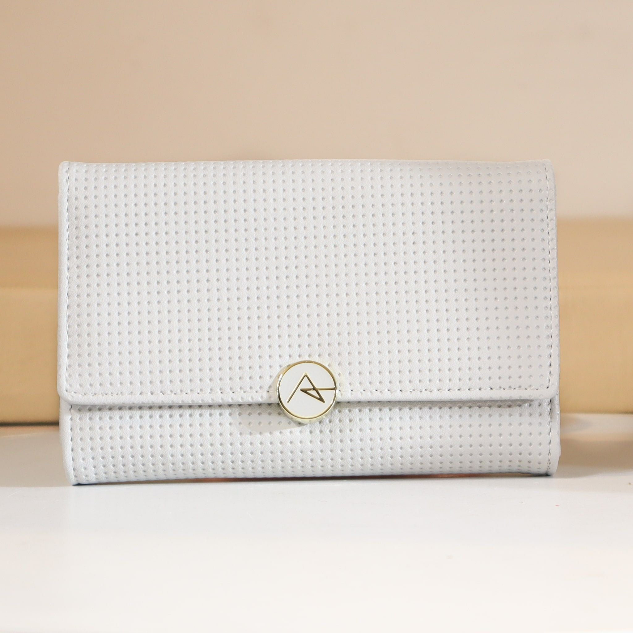 Billetera pequeña gris para mujer BI21402-2