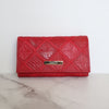 Billetera pequeña rojo para mujer BI6955
