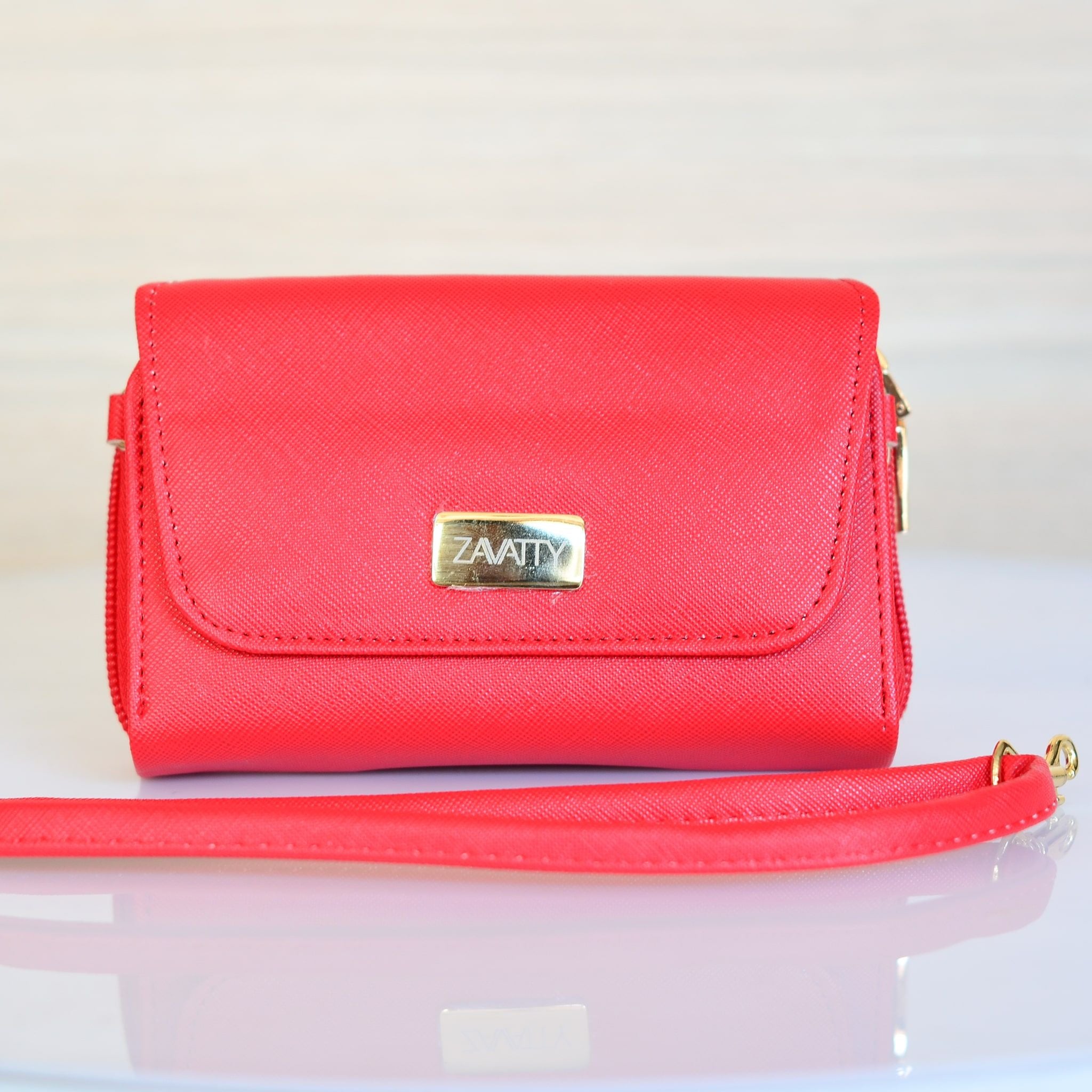 Billetera / bolso rojo para mujer BI8808