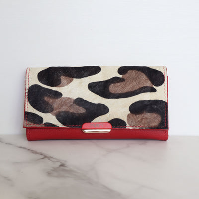 Billetera pequeña rojo para mujer BI8839