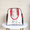 Bolso negro x rojo para mujer BOL584