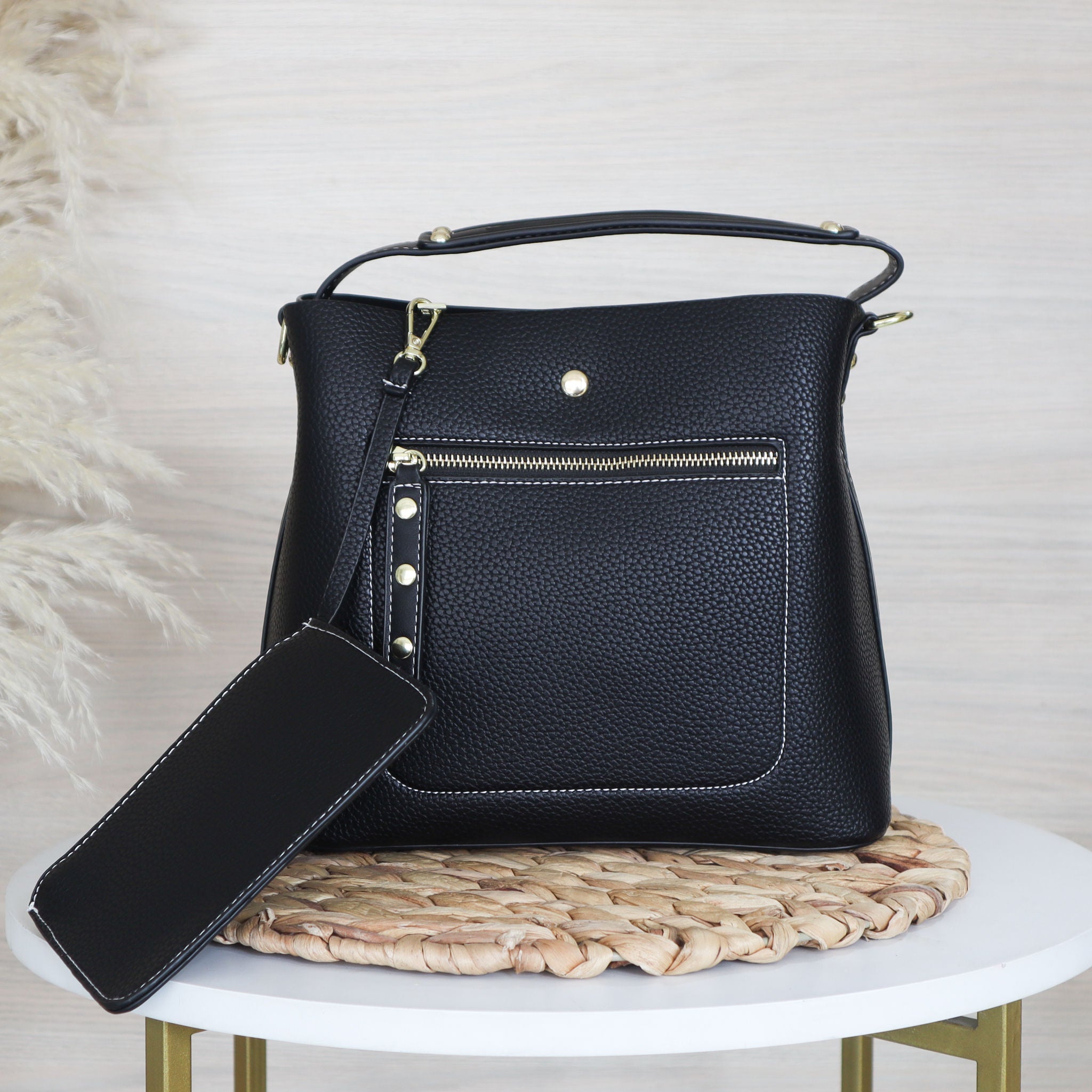 Bolso negro para mujer BOLZ8690