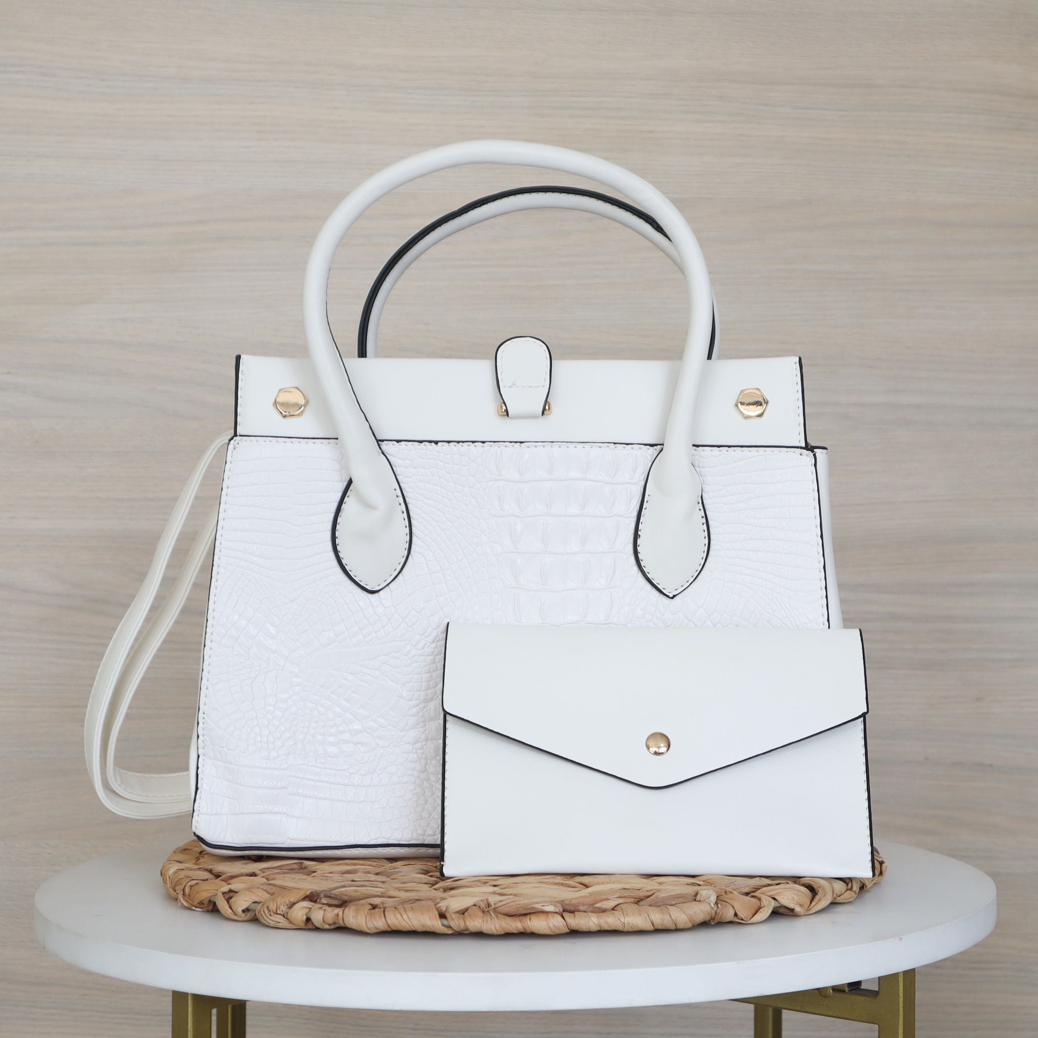 Bolso blanco para mujer BOLZ011