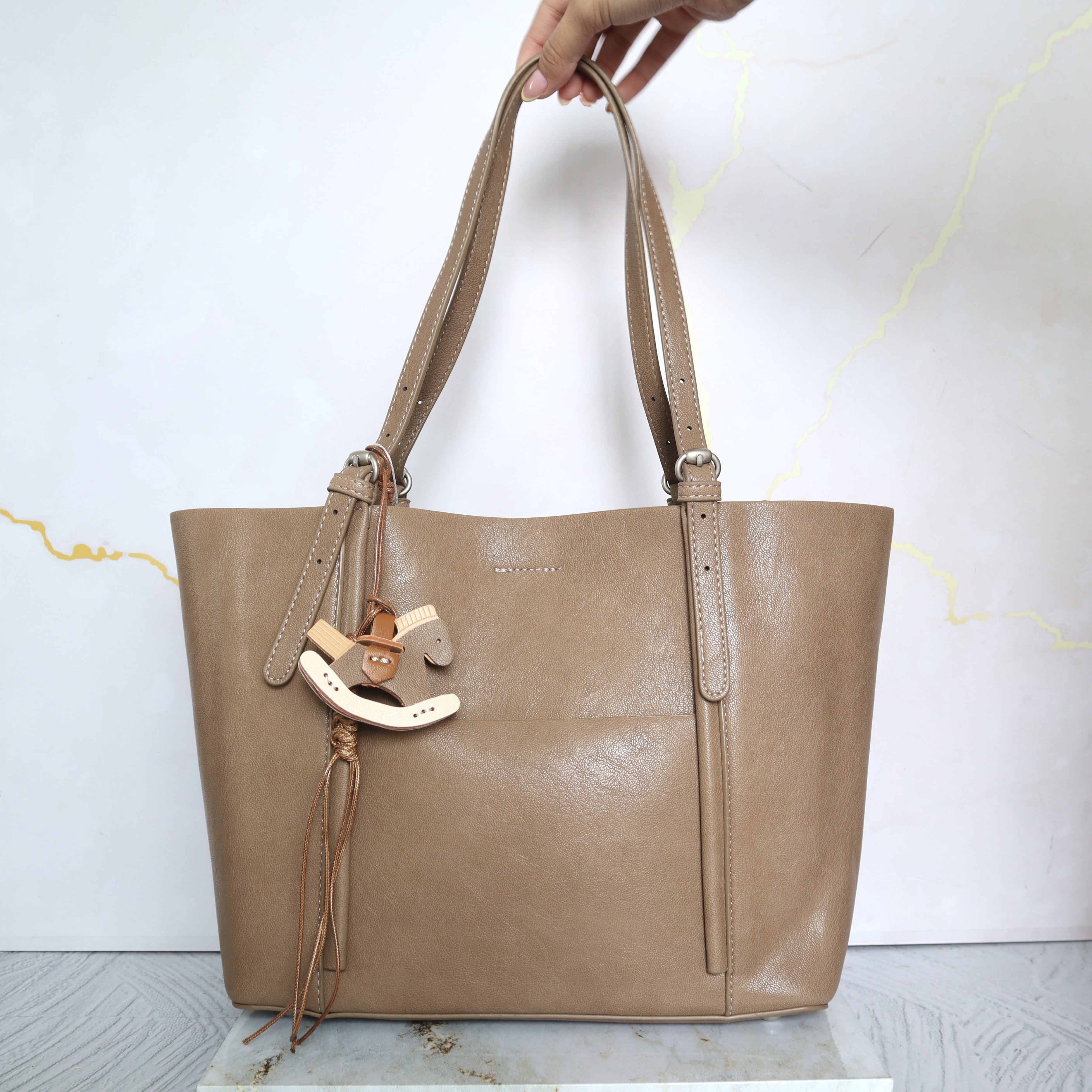 Totbag kaki para mujer BOLZ1008