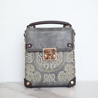Bolso gris para mujer BOLZ1639