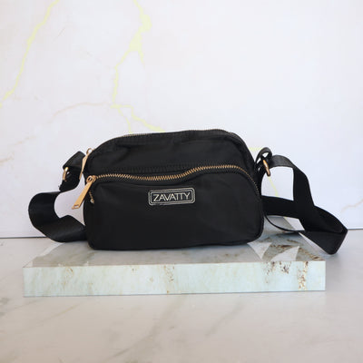 Bolso pequeño negro para mujer BOLZ17116
