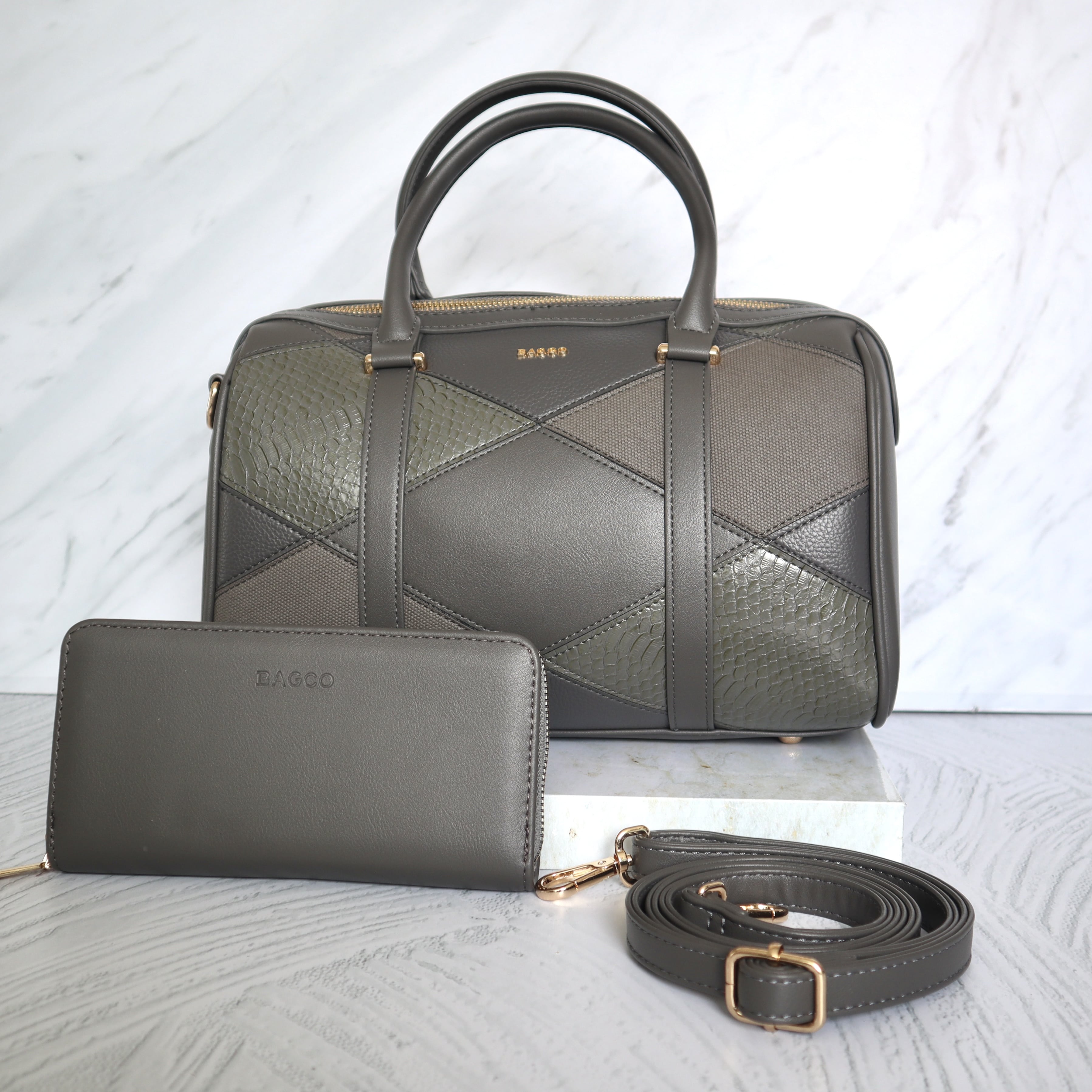Bolso gris para mujer BOLZ2020