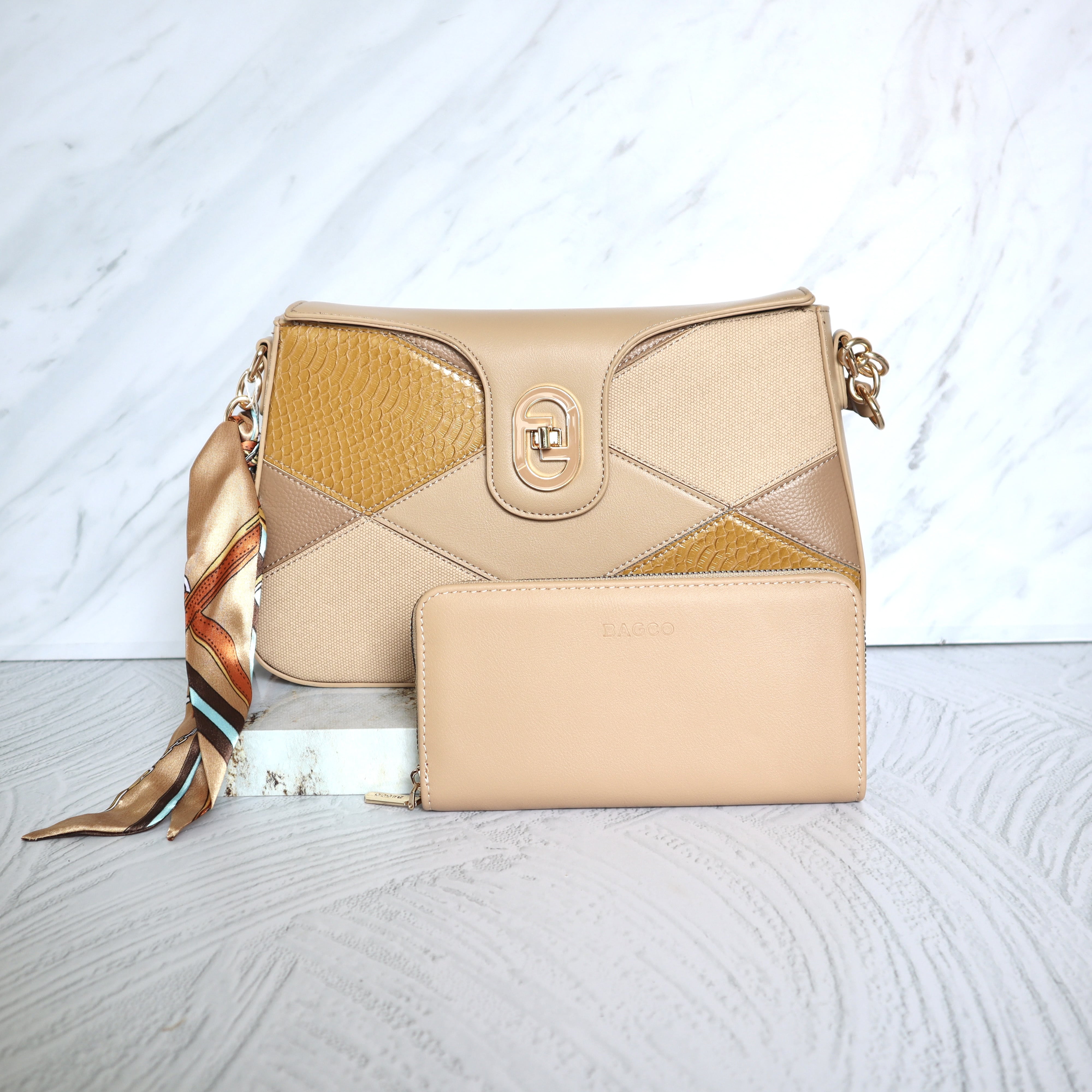 Bolso beige para mujer BOLZ2023