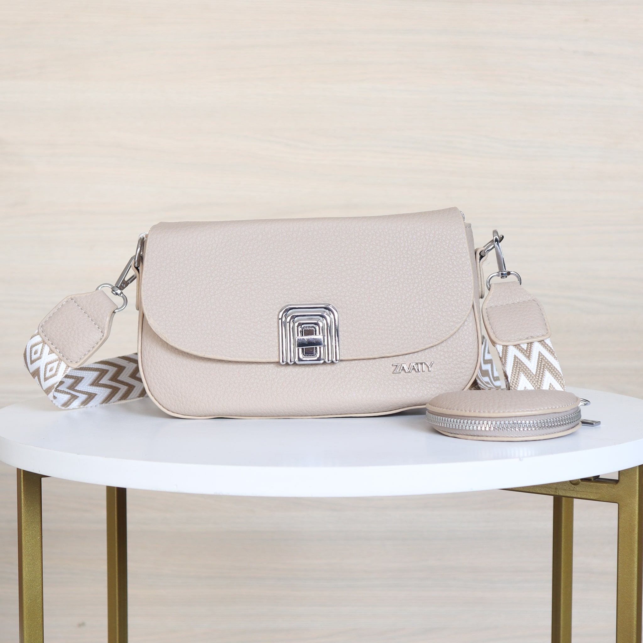 Manos libres taupe para mujer BOLZ3329