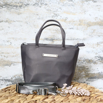 Manos libres pequeño gris oscuro para mujer BOLZ4162