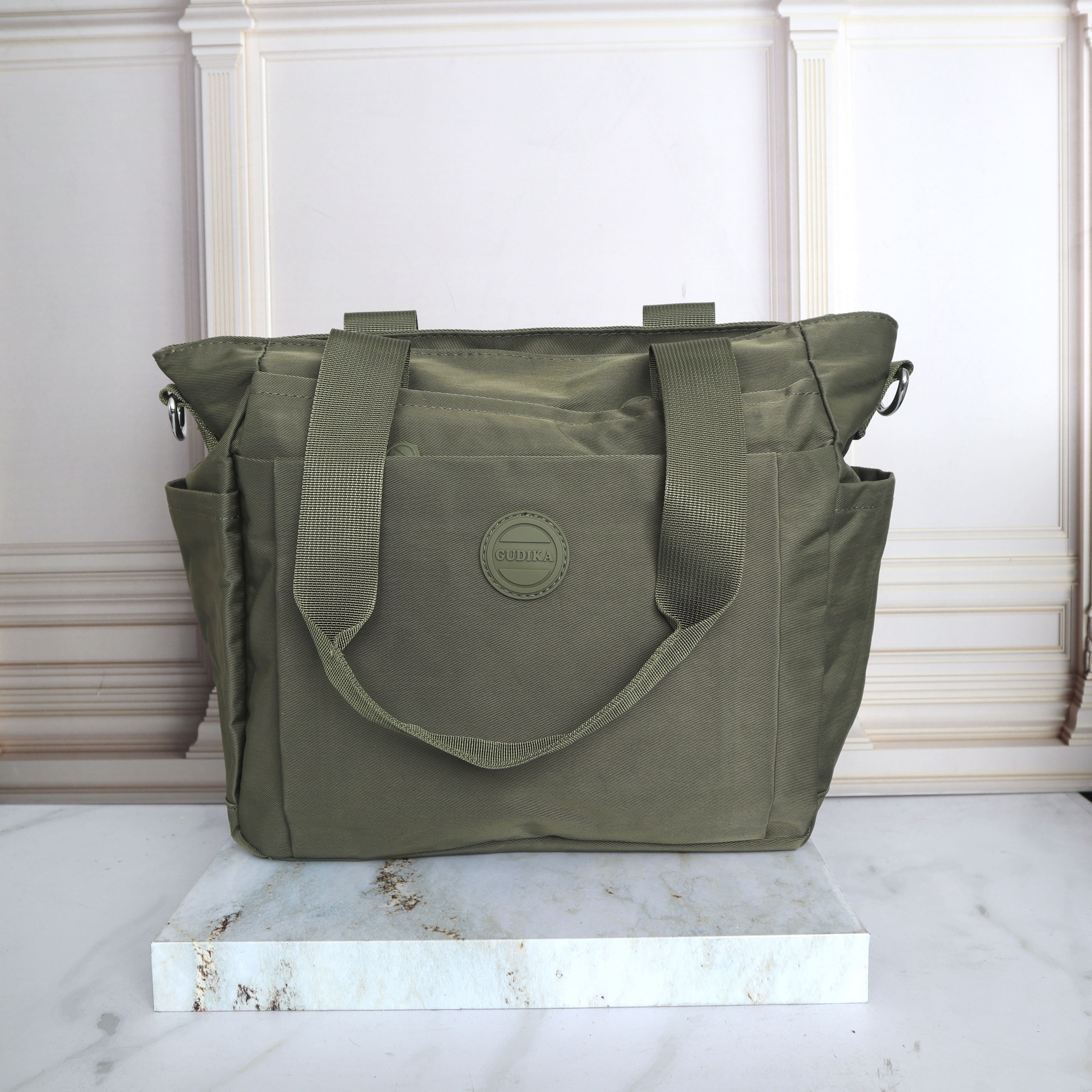 Totbag verde militar para mujer BOLZ5507