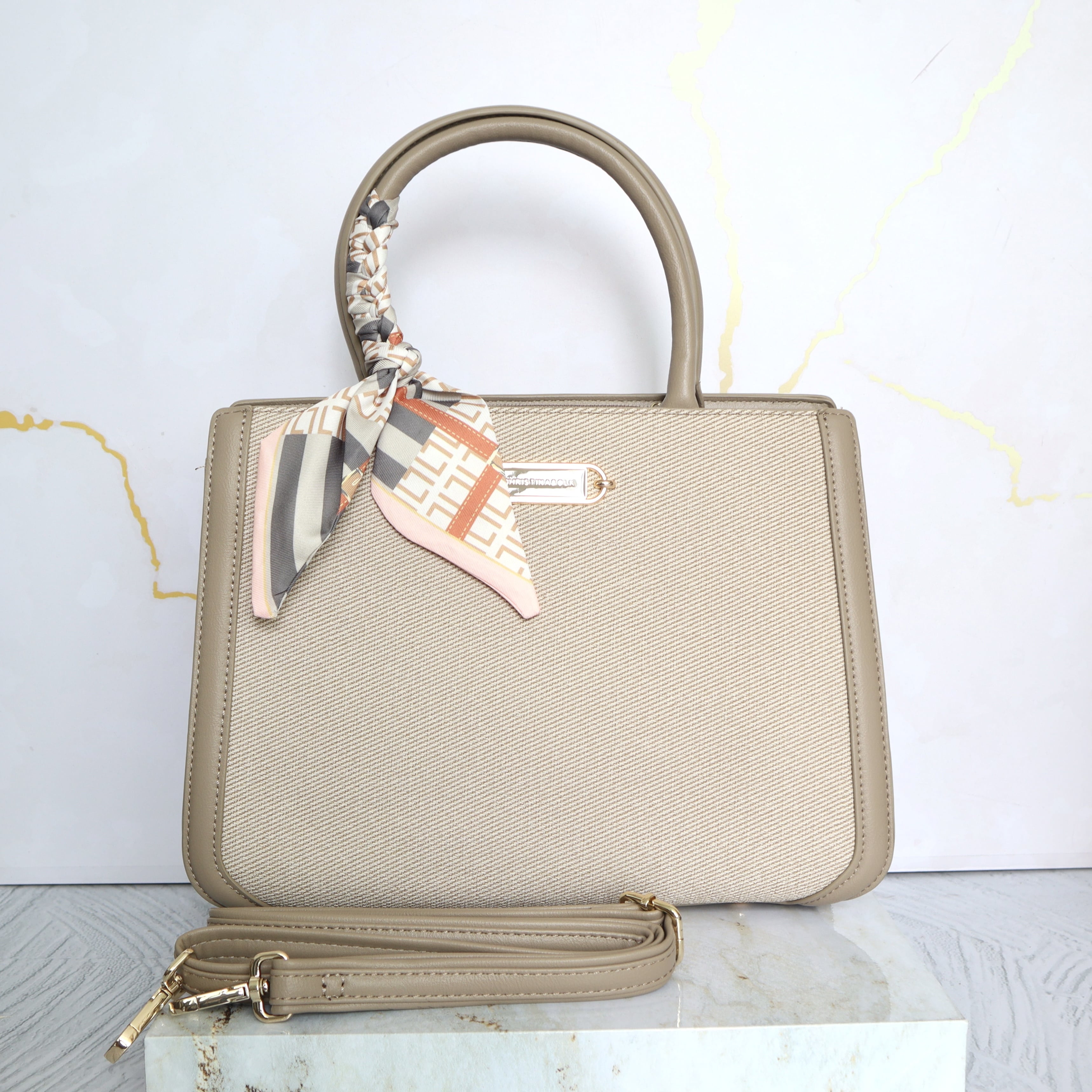 Bolso taupe para mujer BOLZ6895