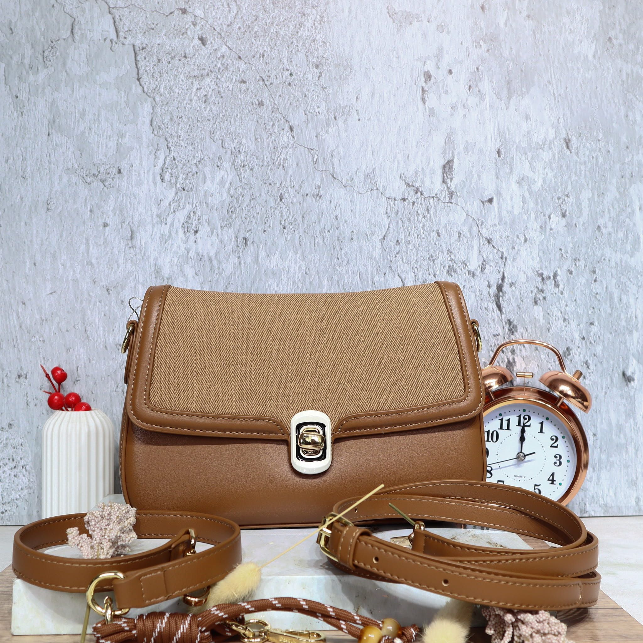Bolso miel para mujer BOLZ7430