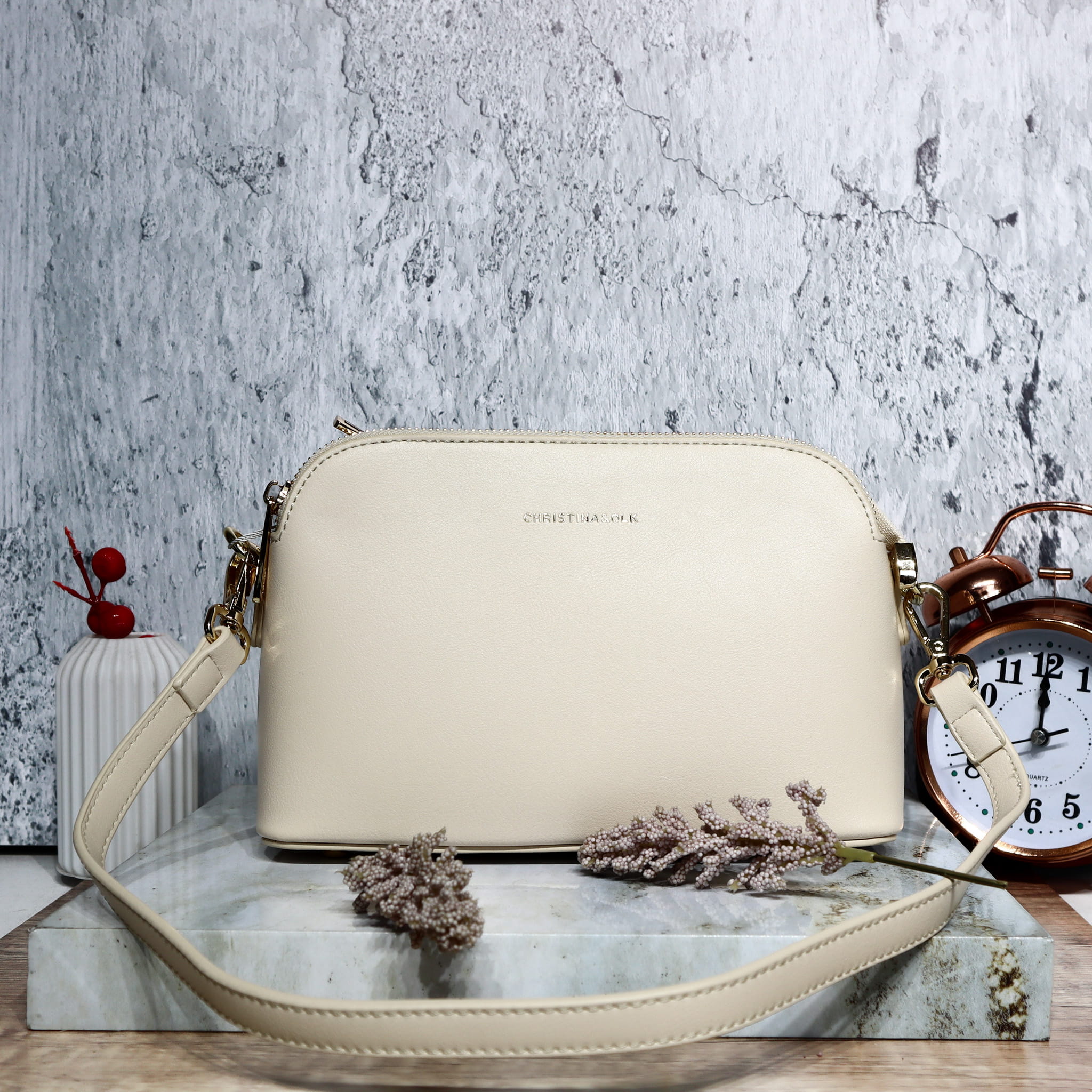 Manos libres beige para mujer BOLZ7515