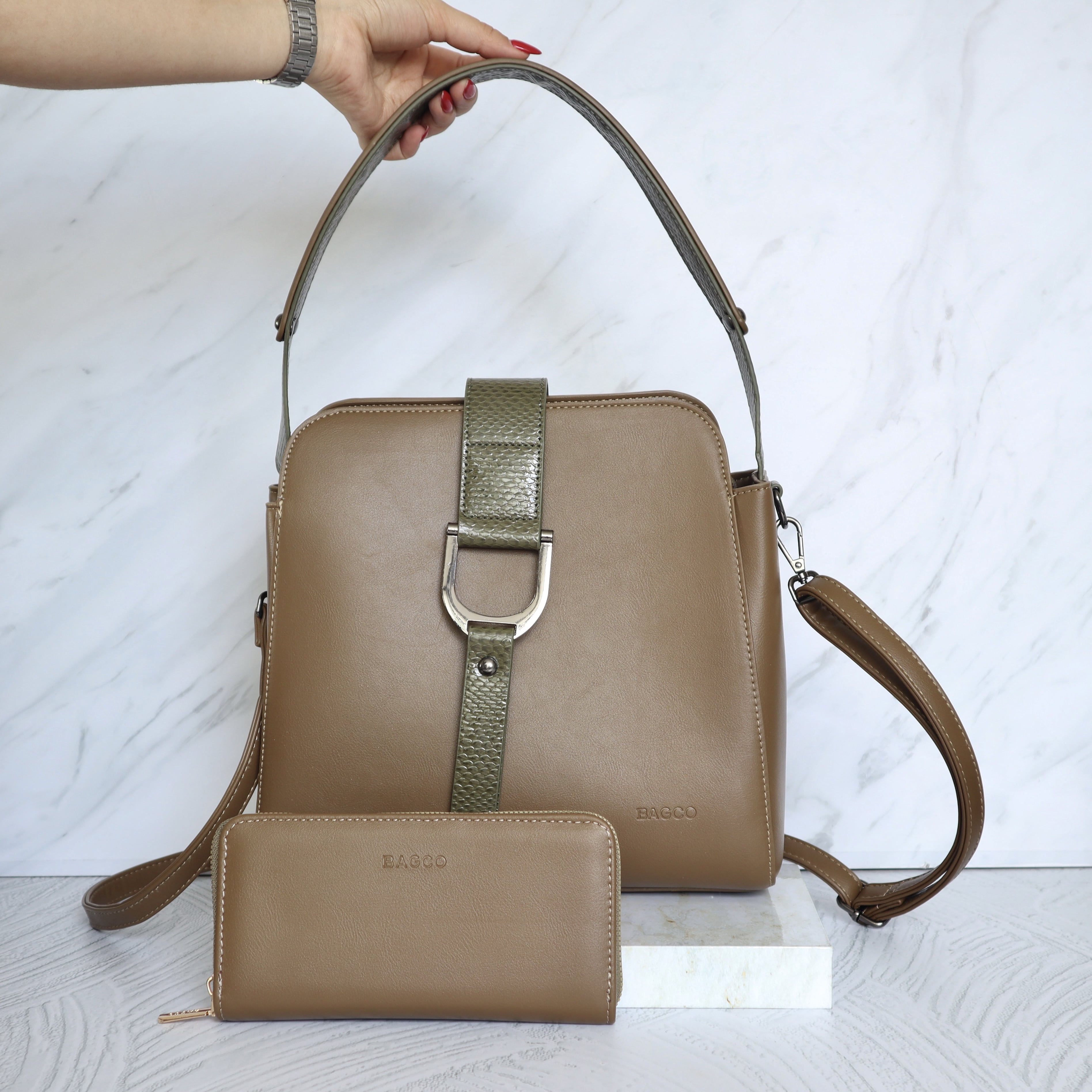 Bolso verde para mujer BOLZ8033