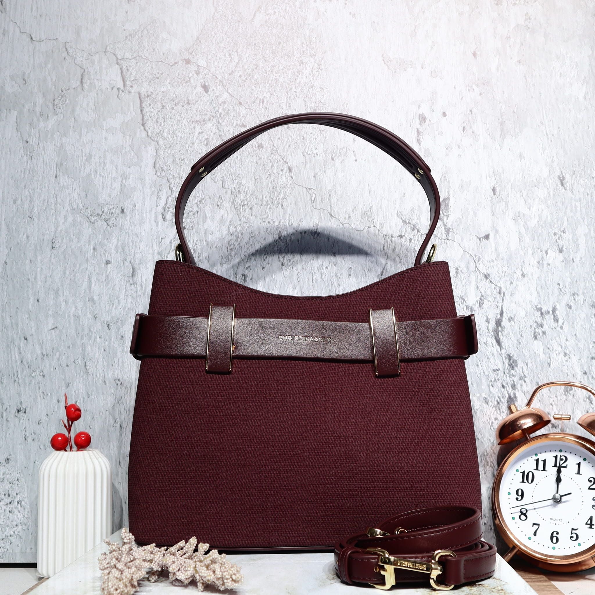 Bolso vinotinto para mujer BOLZ8219