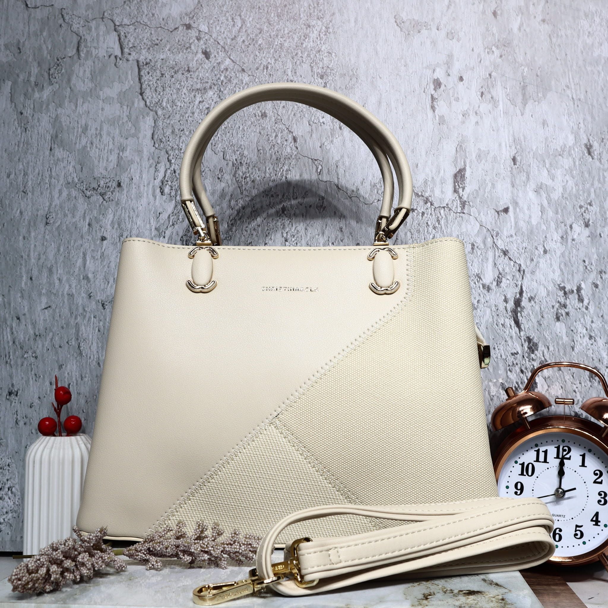 Bolso beige para mujer BOLZ8221