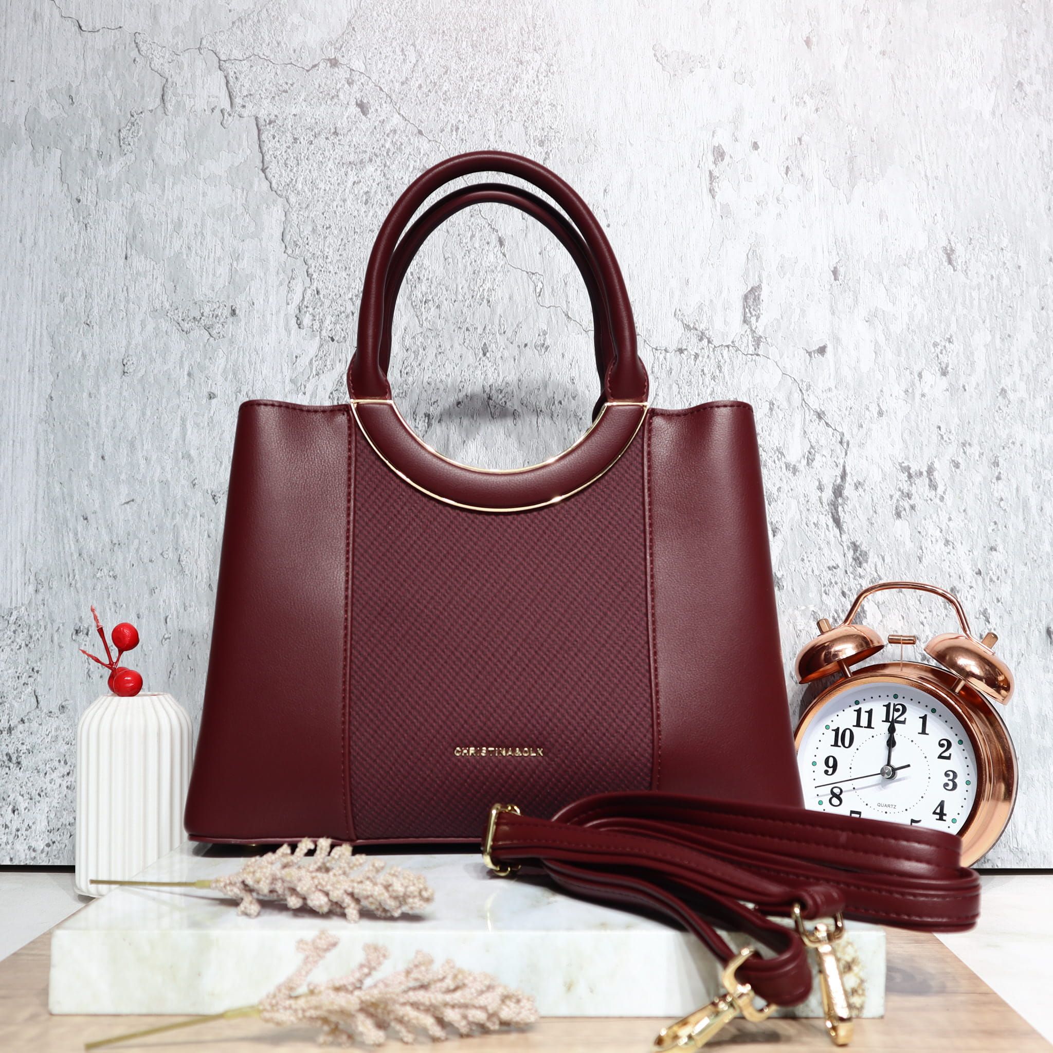 Bolso vinotinto para mujer BOLZ8250-1