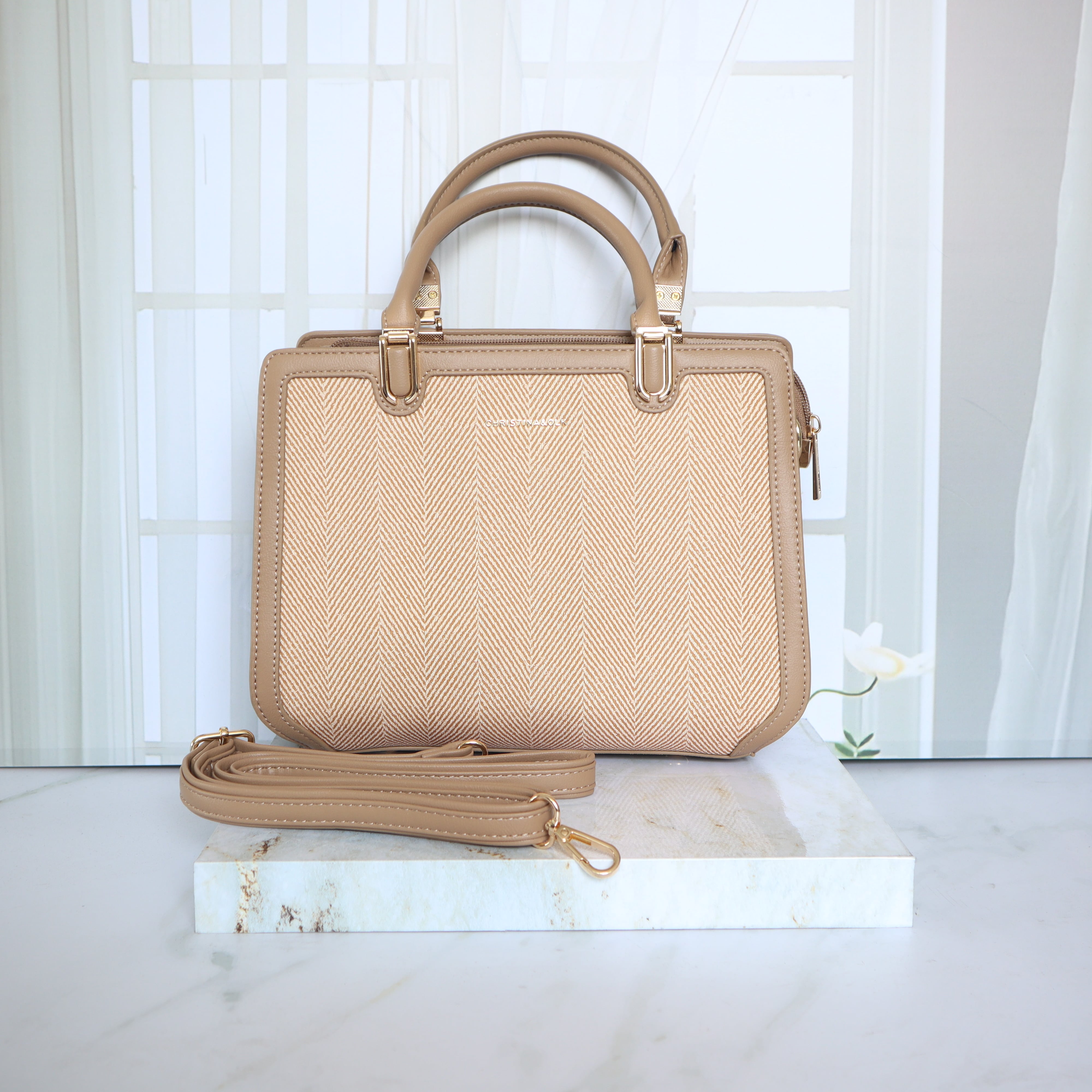 Bolso kaki para mujer BOLZ8303