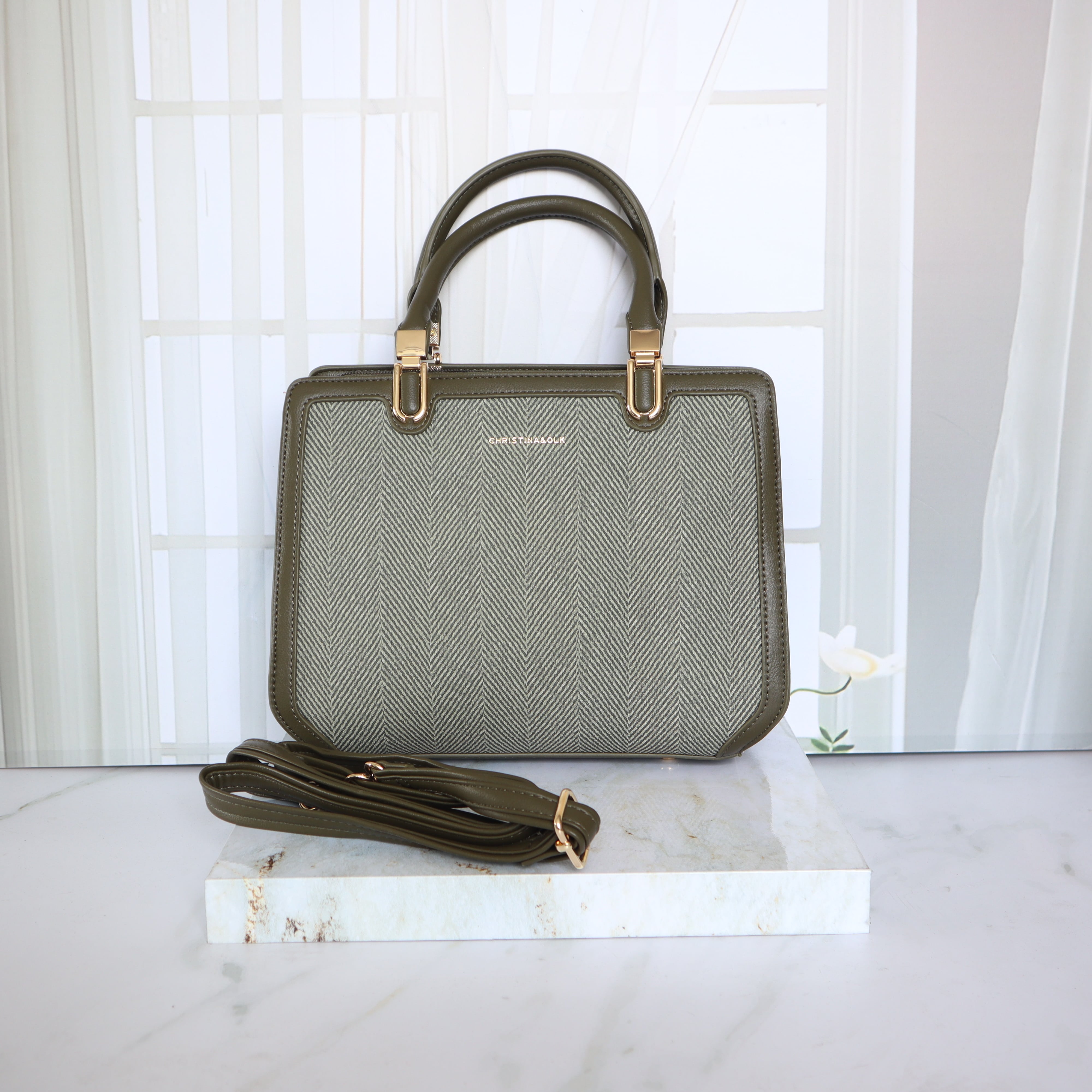 Bolso verde para mujer BOLZ8303