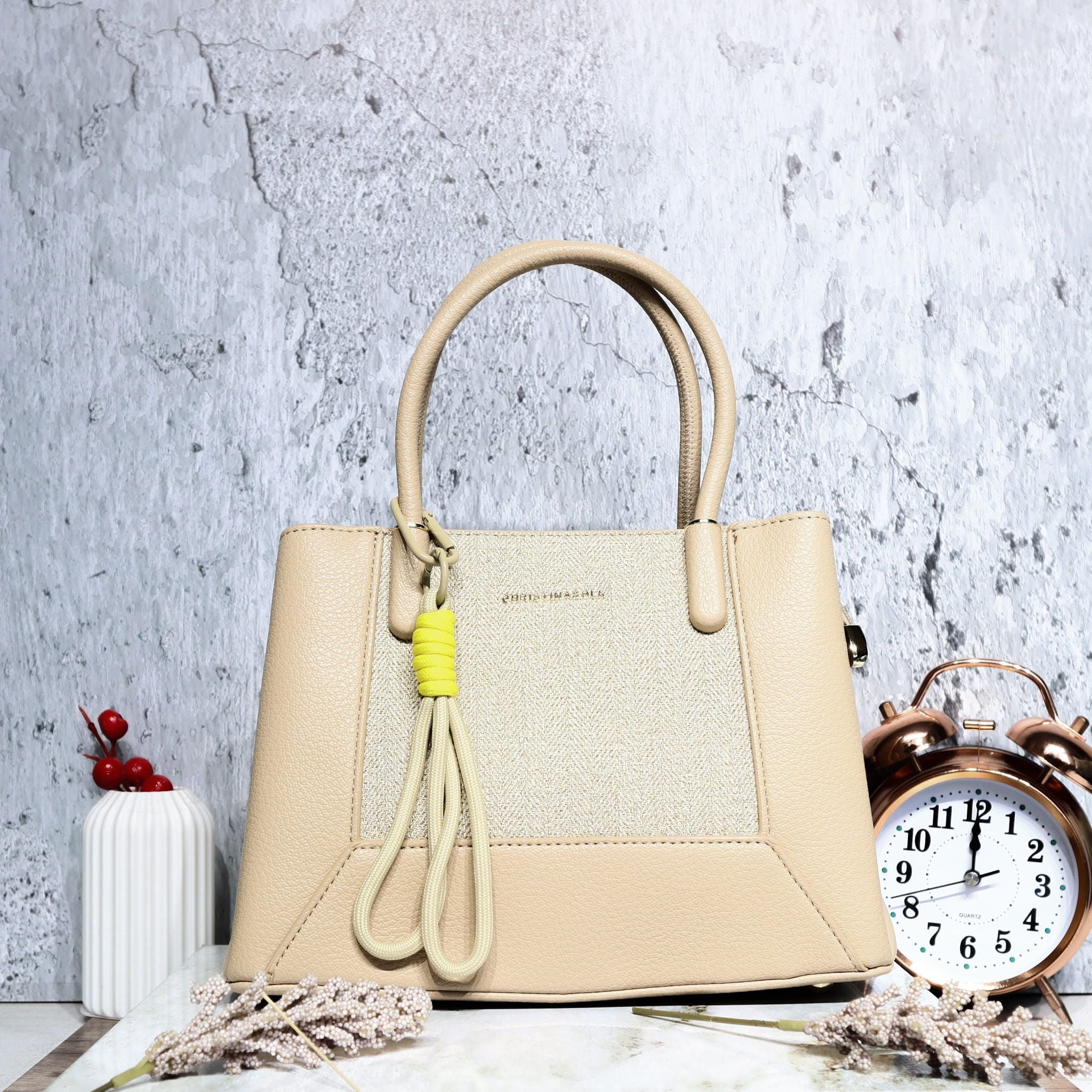 Bolso beige para mujer BOLZ8357