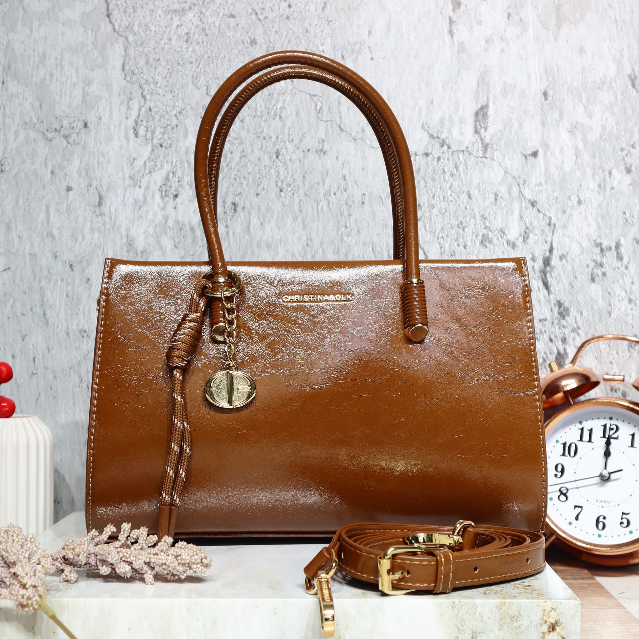 Bolso miel para mujer BOLZ8376-1