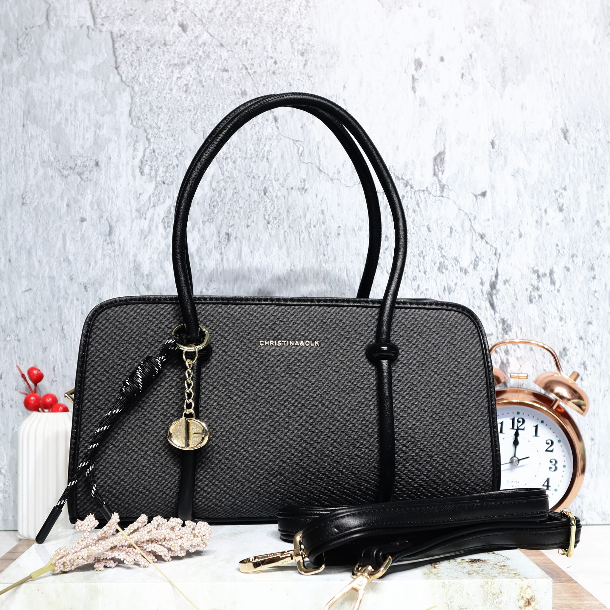 Bolso negro para mujer BOLZ8388