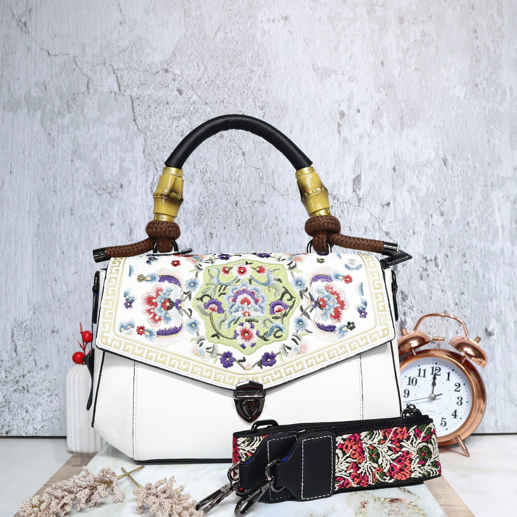 Bolso blanco para mujer BOLZ8773