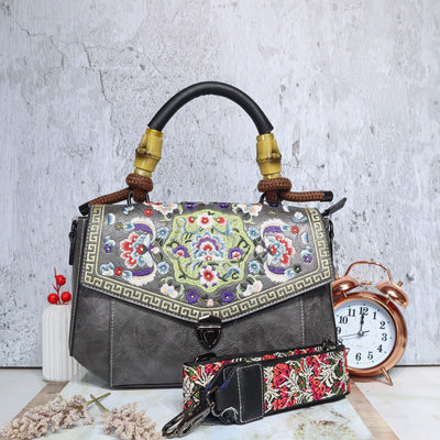 Bolso gris para mujer BOLZ8773