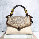 Bolso beige para mujer BOLZ8791-1